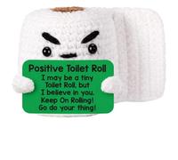 GxouQcn Handmade Crochet Knitted Tissue Roll For Desk Decoration And Car Interior Accessory, Colourful Facial Tissue Holder, One Size, Gift For Dad From Daughter Son On Father's Day And Birthday