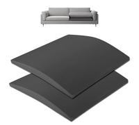 Gxpjycfob 2PCS 50 x 50cm Sofa Cushion Support, High Density Foam, Firm, Curve Cushion Support for Sofa Couch & Loveseat Chair, Indoor Use