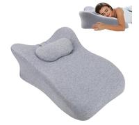 Gxpjycfob Bed Wedge Pillow, Adjustable Memory Foam Wedge Pillow Reading Cushion, 12-in-1 Memory Foam Sleep Support Pillow, GERD Relief Sleep Pillow, Back Support Pillow Set (Dark Grey)