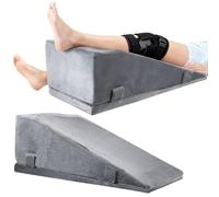 Gxpjycfob Leg Elevation Pillow for Knee Surgery, Adjustable Height Elevation Pillow Post Surgery for Knee Replacement, Elevating Cushion for Hip Pain Relief, Broken Ankle & Leg Support Raiser for Bed