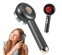 Gxpjycfob Scalp Massage Brush, Electric Massage Hair Brush, Scalp Massaging Brush, Electric Hair Oil Applicator for Hair Growth, Red Light Scalp Massager Brush for Head, Cordless & Portable (Grey)