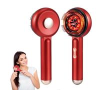 Gxpjycfob Scalp Massage Brush, Electric Massage Hair Brush, Scalp Massaging Comb, Electric Hair Oil Applicator for Hair Growth, Red Light Scalps Massager Brushes for Head, Cordless & Portable (Red)