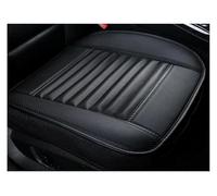 GXSAI Car Seat Cover For Cushions Protecto PU Leather Pad Mat Chair Cushion Car Front Seat Cover Breathable Support(1 Front Black)