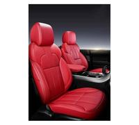 GXSAI For Nissan For Quest For Patrol For Y61 Y62 Y60 Custom Leather Car Cover 7 Seats Protector Support Cushion Car Seat Cover(Red)
