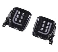 GXSAI Left Right Fog Lights For Dodge For RAM 1500 2500 3500 2013-2018 Car Fog Driving Light With Bright LED Chip Assemblies Accessories