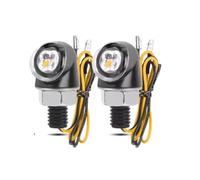 GXSAI Motorbike Indicator Light For Hyosung For Comet GT125R GT250R GT650R 8mm Mini 12V DRL Flashing Indicator Front Rear Tail Lamp(2Pcs Amber)