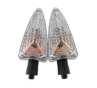 GXSAI Motorbike Indicator Light For Triumph For Daytona 675/R Tiger 800/XC 2PCS Motorcycle Turn Signal Lights Front Rear Indicator(21mm Clear)