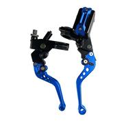 GXSHHTTAB One Pair 7/8" 22mm Universal Motorcycle Brake Master Cylinder Lever Cable for Scooter Sport Dirt Bike Model Replacement(Blue B)