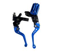 GXSHHTTAB One Pair 7/8" 22mm Universal Motorcycle Brake Master Cylinder Lever Cable for Scooter Sport Dirt Bike Model Replacement(Blue A)