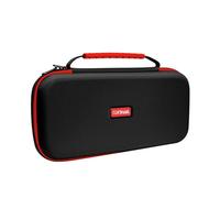 GXTrust 1251 Case for Nintendo Switch 2, Anti-Scratch Switch Case with Shockproof Design, Carry Handle, Space for 4 Joy-Cons, Protective Hardcase with Pocket for Wrist Straps and 12 Games, Black