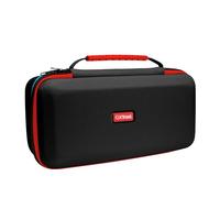 GXTrust 1252 XL Case for Nintendo Switch 2, Anti-Scratch Protective Hardcase with Shockproof Design, Carry Handle, Switch Case with Pockets for Accessories, 4 Joy-Cons and 12 Games, Black