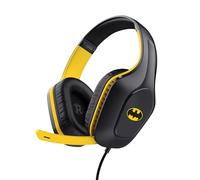 GXTrust 415BM Zirox Batman Licensed Gaming Headset for PC Xbox PS4 PS5 Switch Mobile, 3.5mm Jack, 50mm Drivers, 1.2m Cable, Foldaway Microphone, Lightweight Over-Ear Wired Headphones, Black