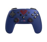 GXTrust 542SM Muta Superman Licensed Wireless Controller Bluetooth / 2.4GHz / USB, Rechargeable Battery, Vibration Feedback, Nintendo Switch Controller, Gamepad PC Console iOS Android Windows, Blue
