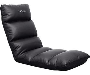 GXTrust 718 Rayzee Gaming Floor Chair for Console Gaming, Adjustable Headrest & Backrest, Support up to 125kg, Foldable Gamer Chair for Video Games Reading Relaxing TV PS5 Xbox Switch, Black