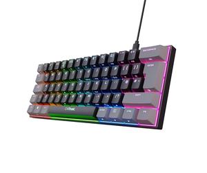 GXTrust Acira 60% Mechanical Keyboard QWERTY UK Layout, Grey/Black