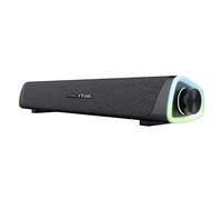 GXTrust Axon RGB Illuminated Soundbar 12W, USB Powered, 3.5mm AUX, Black