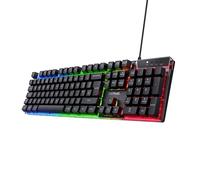 GXTrust Azor Gaming Keyboard with LED Lighting QWERTY UK Layout, Black