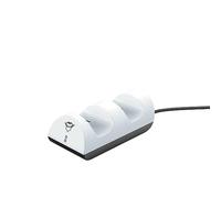 GXTrust Duo Charging Dock for PS5 Controllers DualSense, USB Powered, White | Charger Twin Docking Station with Light Indicators