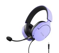 GXTrust Fayzo Gaming Headset Over-Ear 3.5 mm Jack, Purple | for PC PS5 PS4 Xbox Series X|S Switch Mobile, Noise Cancelling Microphone, 35% Recycled Plastics