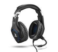 Trust Gaming GXT 488 Forze [Officially Licensed for PlayStation] Gaming Headset for PS4 with Flexible Microphone and Inline Remote Control, Over Ear Gaming Headphones - Black, New