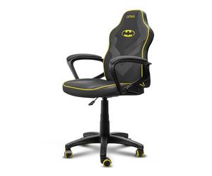 GXTrust Revvo Batman Licensed Kids Gaming Chair, Black | Adjustable Height, Padded Arm Rest, Class 3 Gas Lift, Fabric Upholstery, for Kids Ages 4-12, Gaming Setup, Video Games