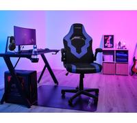 GXTrust Riye Faux Leather Adjustable Gaming Chair - Blue