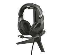 Trust Gaming GXT 260 Cendor Headset Stand, Universal Headphone Holder, Hook with Non-slip Base, Desk Organiser with Rubber Pads for Gaming Accessories - Black