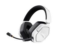 Trust GXT 1493W Ravox Wireless Gaming Headset Bluetooth + 2.4 GHz for PS5 PS4 Switch PC Mobile, 50mm Drivers, 70hr Battery, Low Latency Over Ear Wireless Headphones with Microphone, White