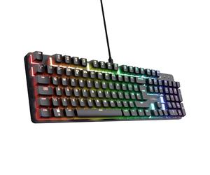 GXTrust Zora Mechanical Keyboard QWERTY UK Layout, Black