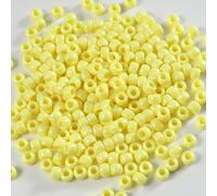 Gxueshan 1000 Pcs Acrylic Pony Beads 6x9mm Bulk for Bracelet Necklace Jewelry Making Earring Hair Braiding Kandi Beads