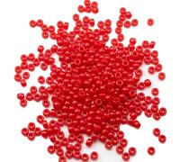 Gxueshan 1000 Pcs Acrylic Red Pony Beads 6x9mm Bulk Kandi Beads for Friendship Bracelet Necklace Jewelry Making Pens Hair Braiding Kit