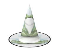 GXUNGT Funny Yoga Frog Print Halloween Witch Hat,Wizard Hat,Suitable For Carnival,Christmas Masquerade,Cosplay Party