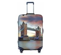 GXUNGT Old Tower Bridge Print Travel Luggage Cover,Personalized Foldable Suitcase Cover,Perfect for All Traveler