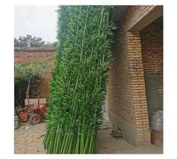 GXXINGIN 3-7ft Extra Tall Artificial Bamboo Tree with Natural Trunks and Leaves - Faux Silk Plant for Garden Fence Privacy Screen DIY Decor Outdoor Indoor