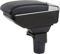 gxybr Car Armrest Box for Nissan March Micra 2011 2012 2013-2016, Center Console Arm Rest Storage Box Armrest Box Car Interior Accessories