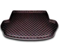 gxybr Car Leather Boot Mats for Lexus LBX 2024+, Car Rear Trunk Anti-Scratch Carpets Protector Pad Waterproof Anti-Slip,D/Black Red