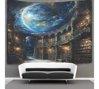 GXYUAOIEF 3D Bookshelf Printed Wall Blanket Home Decoration Bedding Poster Wall Art Tapestry Tapestries Wall Hanging Soft Polyester for Bedroom Living Room, Dorm & Room Decor 180cmx230cm