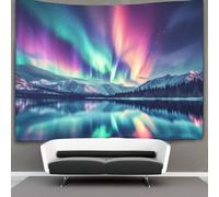 GXYUAOIEF 3D Northern Lights Print Wall Blanket Home Decoration Bedding Poster Wall Art Tapestry Wall Hanging Tapestry Soft Polyester for Unisex Children Bedroom/Living Room/Dorm/Curtain 100cmx150cm