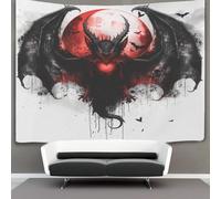 GXYUAOIEF 3D Skull Print Wall Blanket Home Decoration Bedding Poster Wall Art Tapestry Tapestries Wall Hanging Soft Polyester for Kids Boys Girls Bedroom Living Room 150cmx200cm