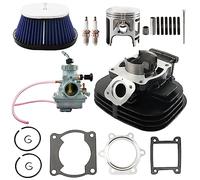 GXYWADY 195cc Cylinder Carburetor Piston Gasket Top End Kit Set Replacement for Yamaha Blaster 200 YFS200 1988-2006 2XJ-11311-02-00