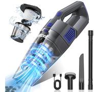 Gxzsk Handheld Vacuum Cordless, 15000PA Strong Suction Hand Held Car Vacuum Cleaner Rechargeable, Portable Hand Vacuum with Multi-Nozzles & Washable Filter for Home Office, Car, Pets