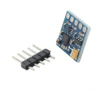 Gy-271 Qmc5883l 3-axis Digital Magnetic Sensor Module With I2c Interface For Compass Navigation Robotics Projects Black Gold Plated Pcb Board 3v To 5v Power Supply High Sensitivity Detection Kit