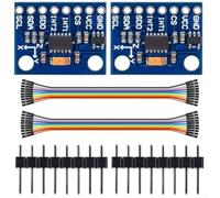 GY-291 For ADXL345 Triple-Axis Accelerometer Sensor Board Low-Power Motion Detection IIC for SPI Interface Adjustable ±2g to ±16g Range 3-5V 20.6x15.4mm Blue for Arduino Robotics T