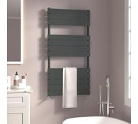 GY Bath Bathroom Radiator Anthracite 1200x600mm Flat Panel Towel Rail Designer Modern Central Heating Rads