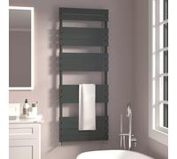 GY Bath Bathroom Radiator Anthracite 1600x600mm Flat Panel Towel Rail Designer Modern Central Heating Rads