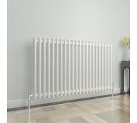 GY Bath Horizontal Radiator Traditional 2 Column White Designer 600x1010mm Modern Cast Iron Style Central Heating Rads