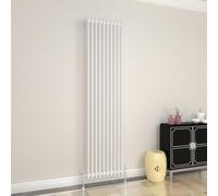 GY Bath Vertical Radiator Traditional 2 Column White Designer 1800x470mm Modern Cast Iron Style Central Heating Rads