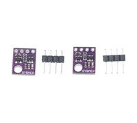 GY-BMP280 Sensor Board 2-in-1 Temp Pressure High Accuracy I2C for spi Interface for DIY Electronics Home Automation 14x11mm 2 Units(GY-BME280-5V)