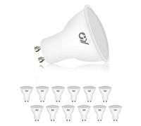 GY GU10 LED Bulbs 12 Pack Spotlight Cool White 6500K,8W 800lm Energy Saving LED Bulbs,Equivalent to 80W 120° Wide Beam for Ceiling Non-dimmable