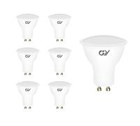 GY GU10 LED Bulbs Neutral White 4000K 8W 800lm Energy Saving Light Bulbs, Equivalent to 80W, 120° Wide Beam Non-dimmable, Pack of 6